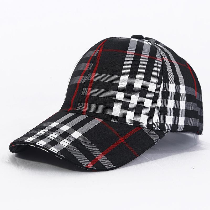 Product Introduction of Baseball cap plaid peaked cap outdoor sun hat travel hat beach hat sun hat 2