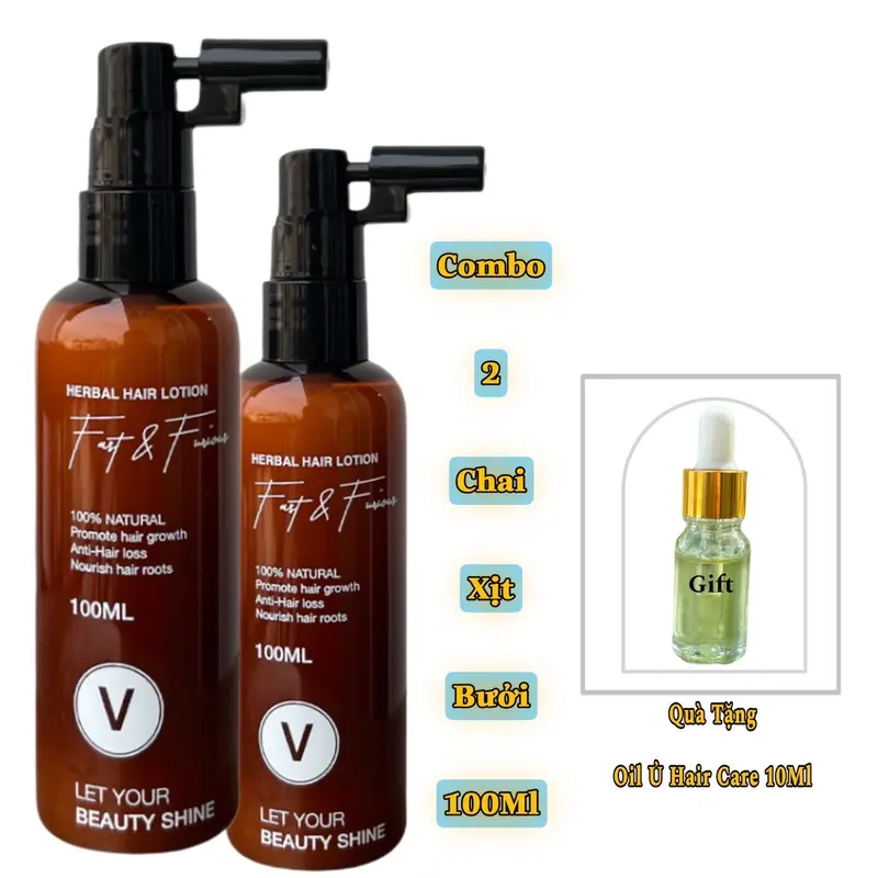 COMBO XỊT BƯỞI 2 CHAI 115ML Không chứa silicon Dưỡng Tóc 6