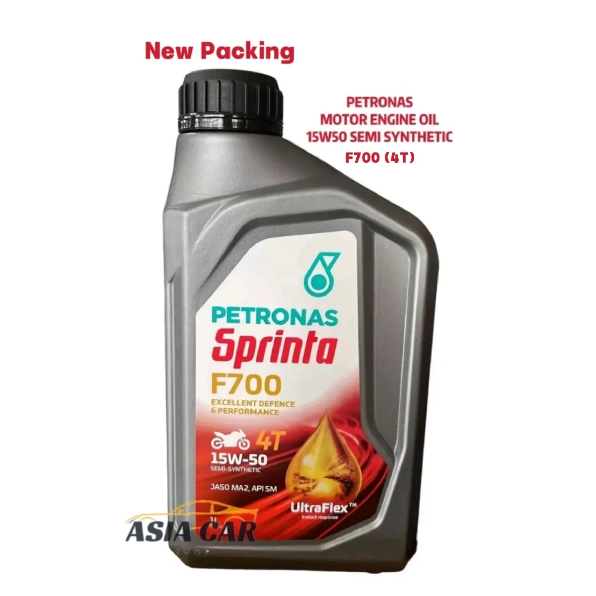 ORGINAL 100%  PETRONAS Sprinta F700 4T 15W50 Semi Synthetic