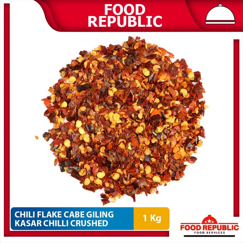 Chili Flake 1 Kg Cabe Giling Kasar Chilli Flakes Cabai Crushed Cacah