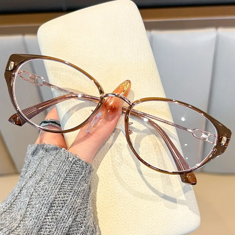 Kacamata Minus Photocromic Anti Radiasi Blueray Cylinder Wanita Pria Fashion Frame Kaca Mata Optik