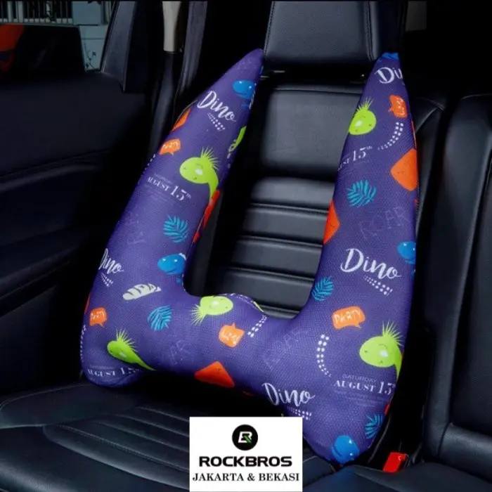 Car Kid Sleeping Pillow Bantal Tidur Anak Mobil Seat Belt Premium New - DinoEdition2022