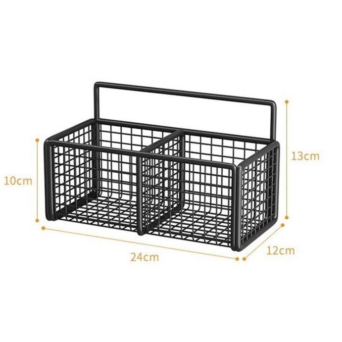 Kệ đựng hành tỏi , đồ khô bằng thép phun sơn tĩnh điện tặng kèm miếng dán siêu chắc 2