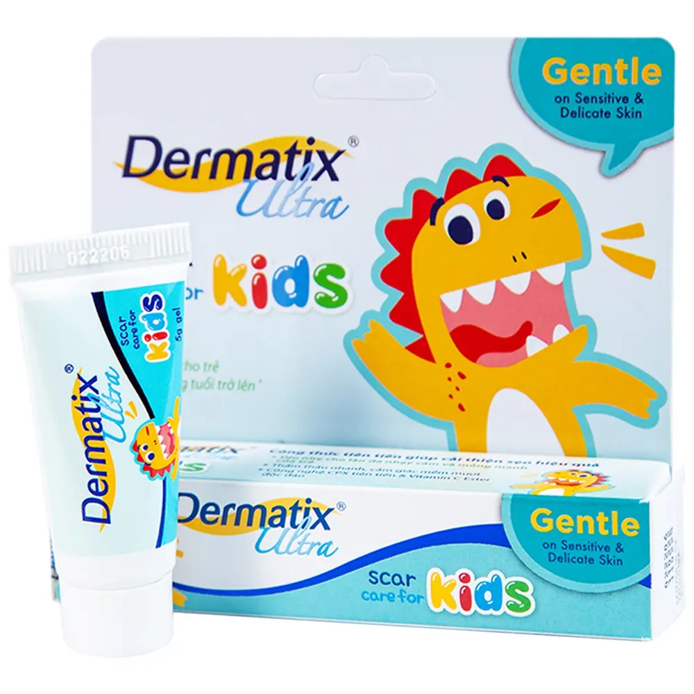 (HÀNG CTY) DERMATIX ULTRA KIDS - GEL SẸO TRẺ EM, CHĂM SÓC LÀM PHẲNG, MỀM VÀ MỜ SẸO LỒI, SẸO THÂM