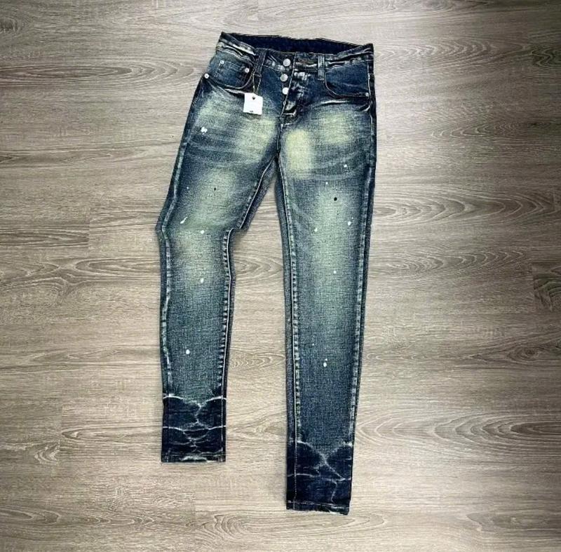 Quần jean nam pơ bồ bản không rách tang mác mẫu mới cao cấp quanjean nam jeans dsq Menswear Pants