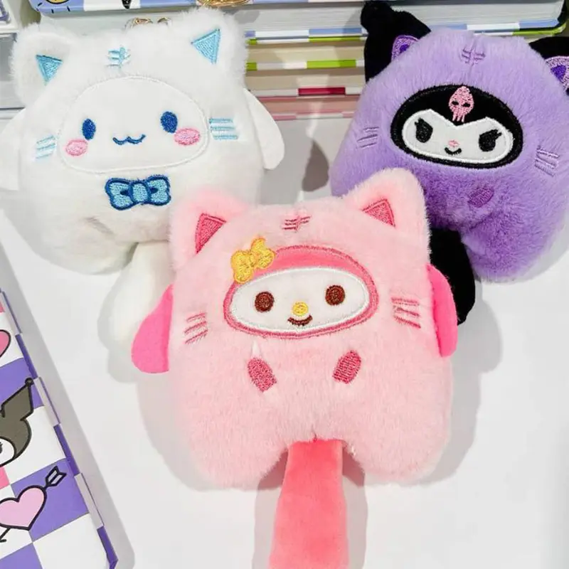 Sanrio Cat Series Plush Dolls / Gantungan Kunci Boneka Sanrio / Liontin Mainan Untuk Anak 3