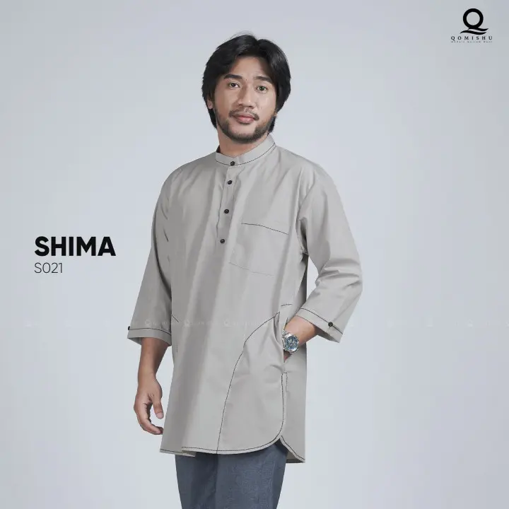 Baju Koko / Koko Pria / Atasan Pria Qomishu SHIMA