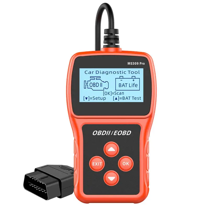 OBD2 Scanner, Car Diagnostic Tool, OBD2 Scanner Live Data Code Reader, Check Engine System Multi-language Battery Tester 0