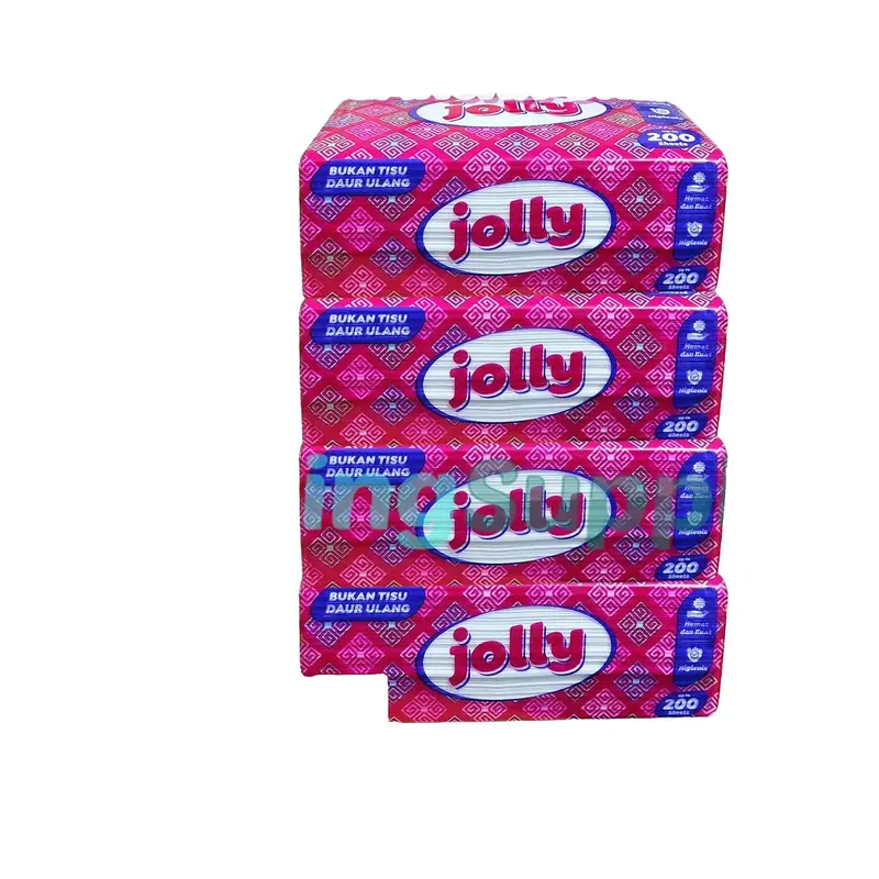 ( PAKET 4 PCS ) Tissue Jolly Facial 200 Sheet / Tisu Wajah Berkualitas Harga Terjangkau 1