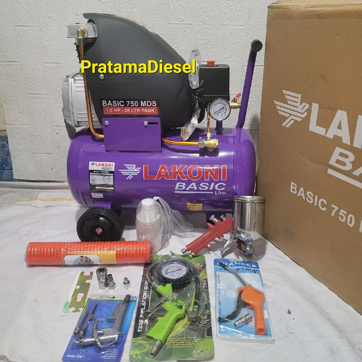 Kompresor Angin 1.0HP LAKONI BASIC 750MDS