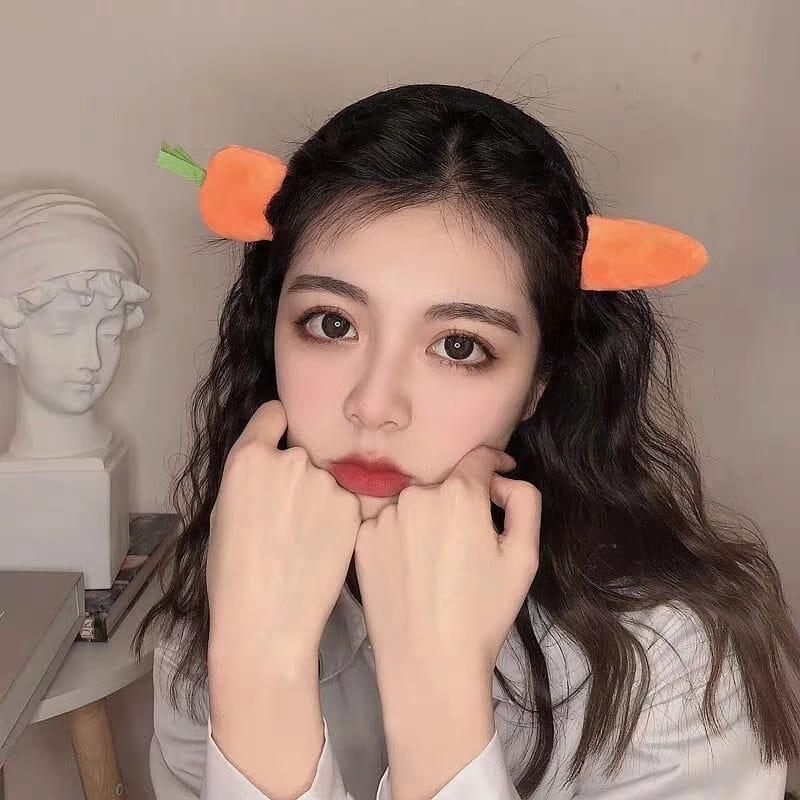 Cosplay Bando Bentuk Wortel Ikan Fish Carrot Aksesoris Rambut Bandana Wanita Style Korea Lucu 4