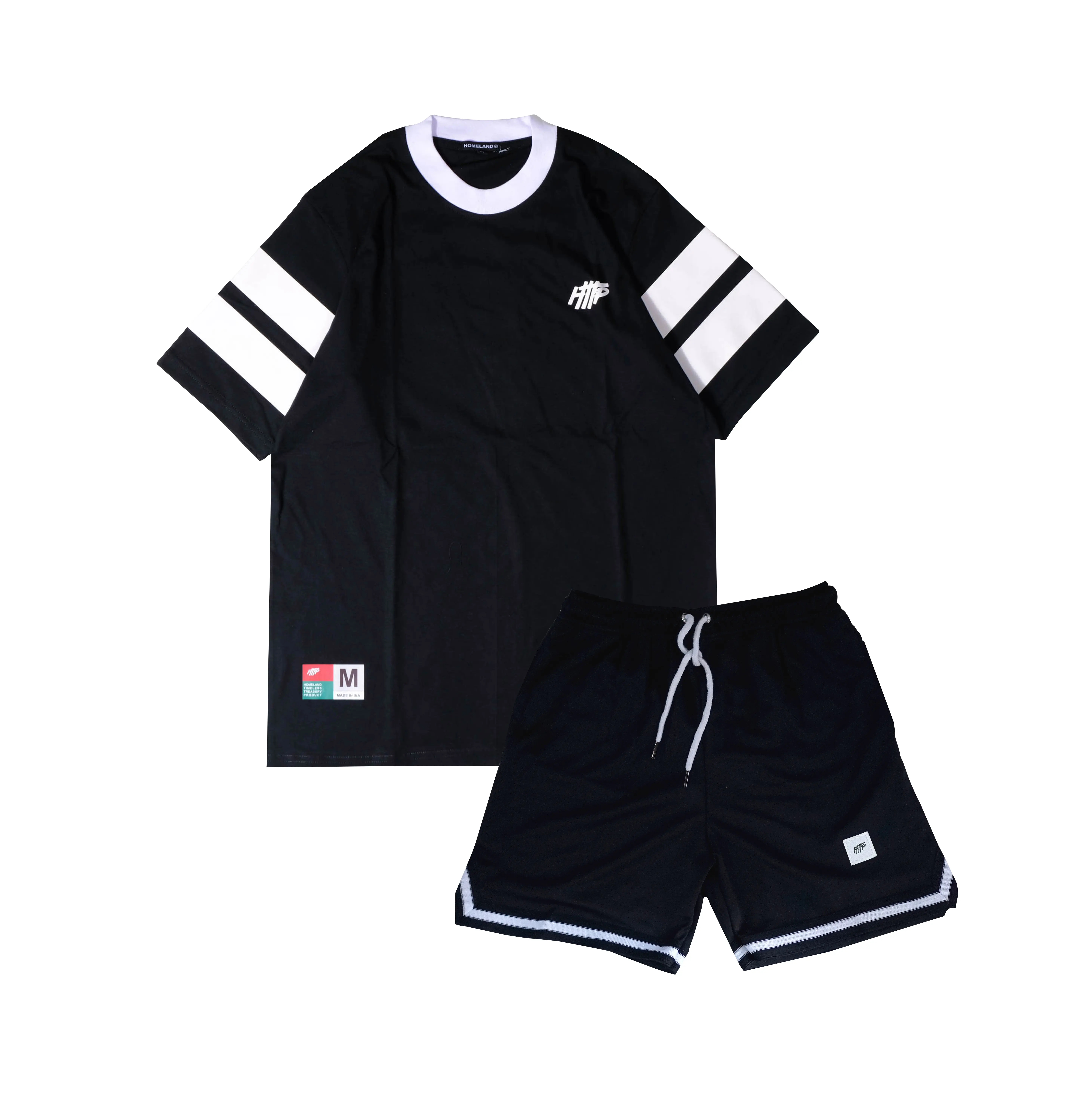 HTTP Bundling Cara Astar Satu Set Kaos Hitam Lengan Pendek USA Pria Wanita Unisex Polos Katun Distro Combed Keren Sablon