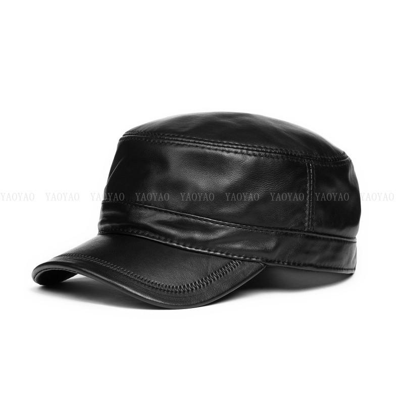 Product Introduction of Mũ da cừu dành cho nam giới BHY1925 nón lưỡi trai Trơn Mũ nam đội 4 mùa 6