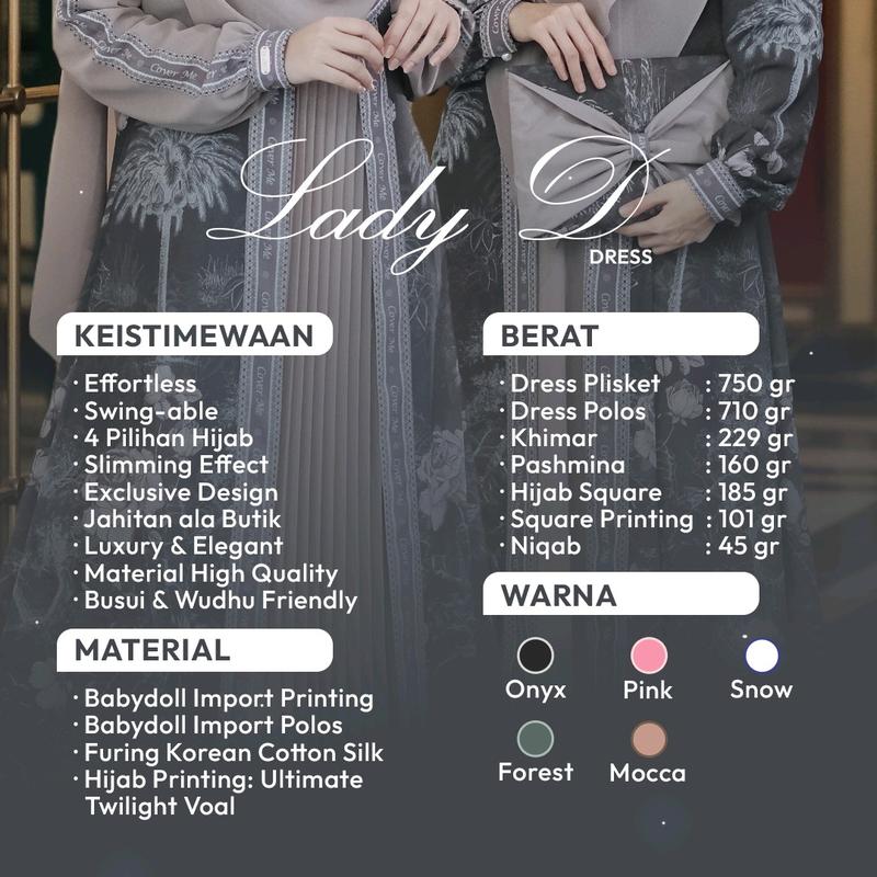 Lady D' Dress by Coverme - Dress Ceruty Printing 2