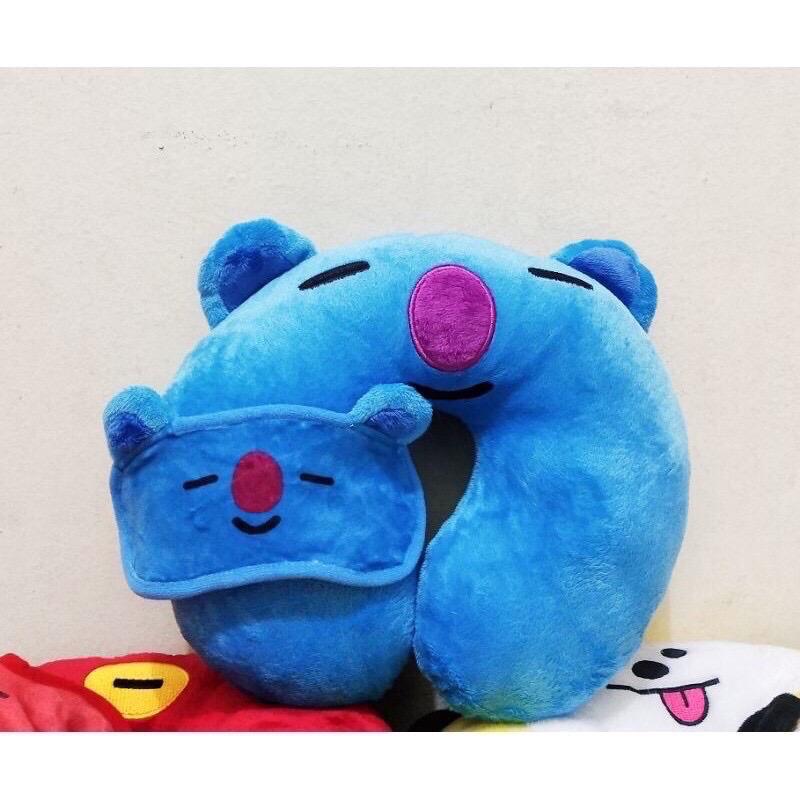 (FREE PENUTUP MATA )Bantal leher bt korea kpop 8karakter Bed Hadiah 8