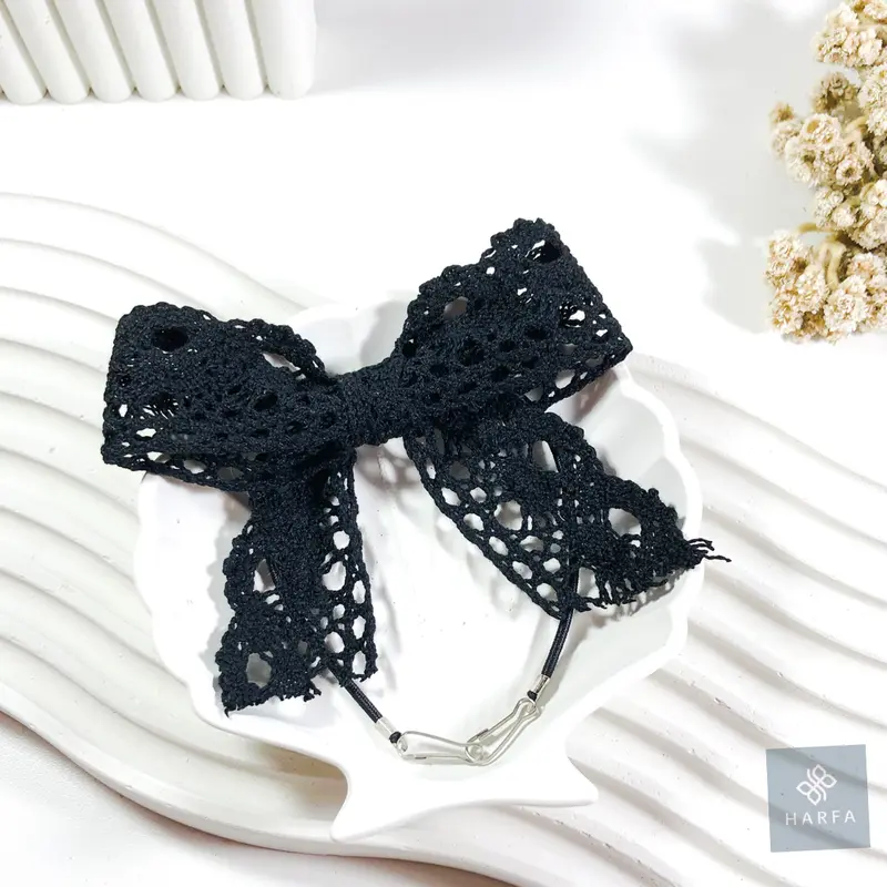 KONEKTOR MASKER PITA RENDA MUTIARA TALI MASKER SAMBUNGAN MASKER PENGAIT MASKER CONNECTOR MASKER PITA 6