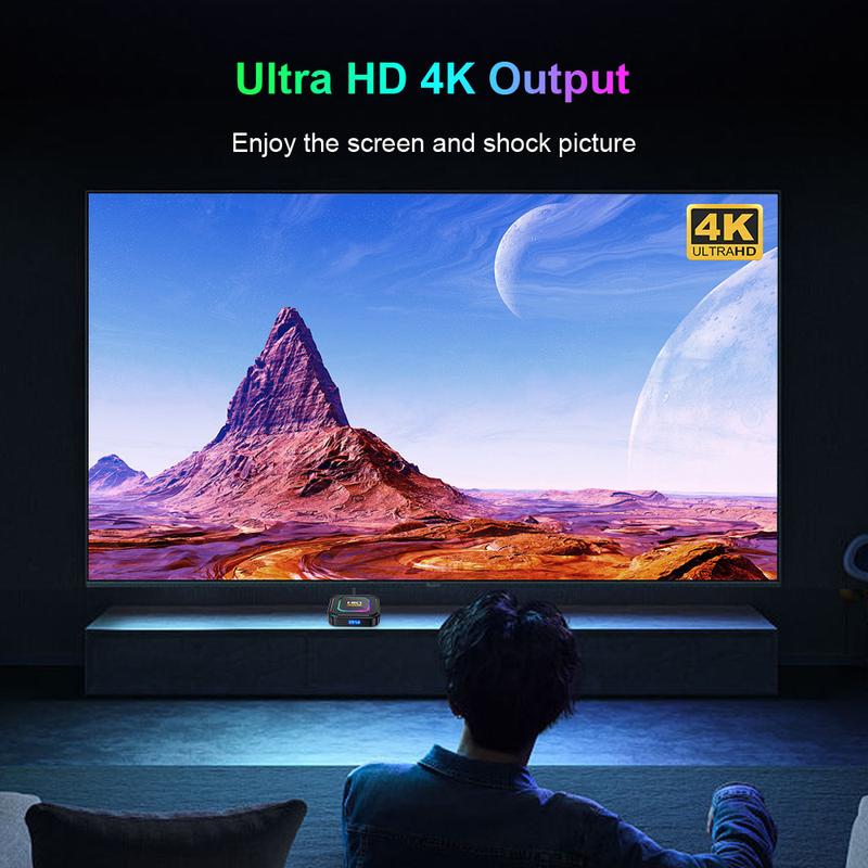 Product Introduction of Android 13.0 TV Box,HK1 RBOX 4GB RAM 64GB ROM Quad-Core WiFi6 BT5.0 8K HDR10+ Ultra HD USB3.0 17