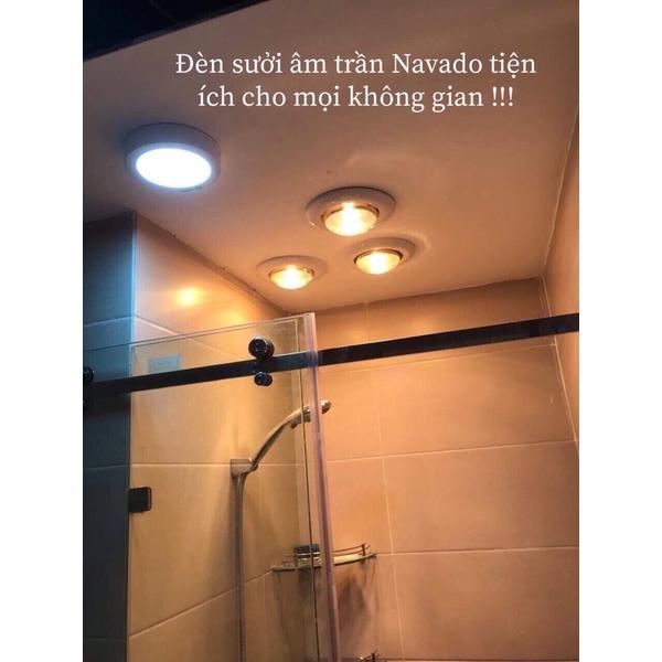 Product Introduction of Đèn sưởi nhà tắm âm trần 1 bóng tròn Navado NAV6010. Bảo hành 5 năm. Máy Sưởi Sưởi Ấm máy  sưởi  phòng  tắm đèn  sưởi  nhà  tắm 1
