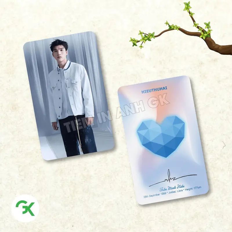 Photocard HIEUTHUHAI (P1) - Trần Minh Hiếu - Anh trai Say Hi - Size 5.5x9cm 1