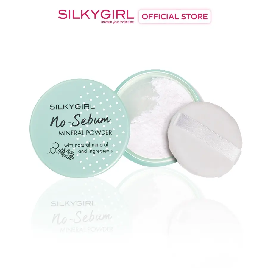 Phấn Phủ Khoáng Silkygirl No-Sebum Mineral Powder 5g