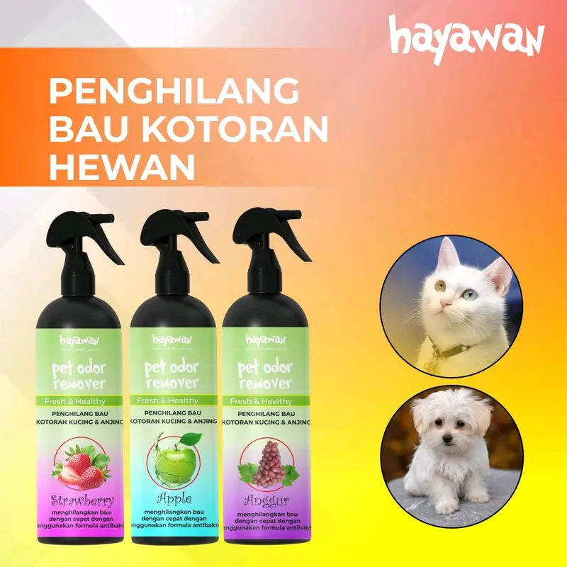 Pet Odor Remover Spray Penghilang bau Pesing pipis hewan anjing kucing hamster 0