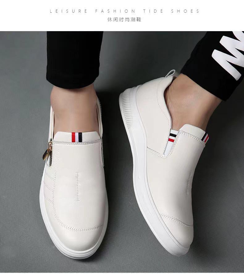 Product Introduction of Kasut Sniker Fesyen Lelaki, Gaya Trendi, Koleksi Baru 2025, Kasut Selipar Perniagaan, Kasual dan Bernafas, Gaya British, Serba guna, Diperbuat daripada Kulit Lembut Flat Shoes 18