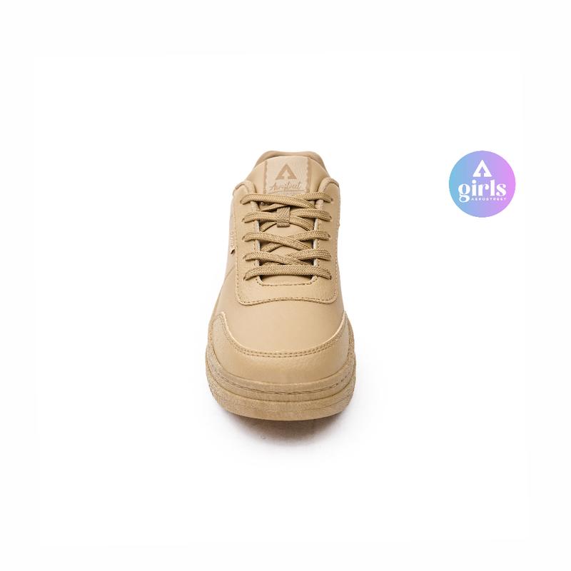 Aerostreet 37-40 Leona One Tone Mocca Muda Mocca Mocca - Sepatu Sneakers Casual Sport Pria Wanita Aero Street 6