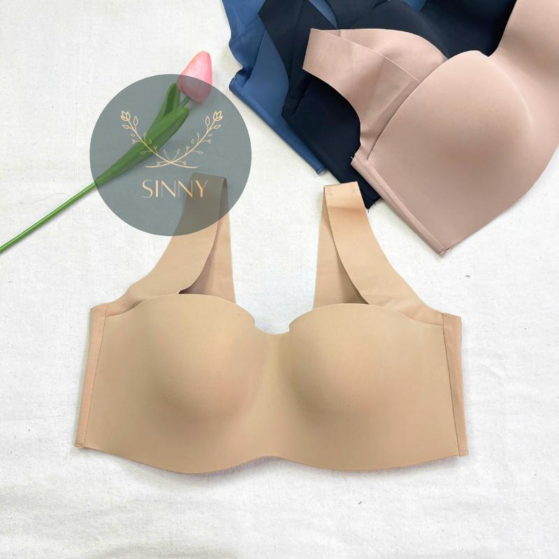 [CUP C] Áo lót nữ bigsize mang áo dài không viền có gọng, không đệm, 4 móc cài mã 900, Sinny