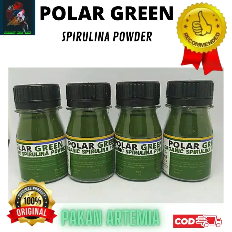 SPIRULINA POWDER PLATENSIS 30 gram/ PAKAN KUTIR DAPHNIA MAGNA 0