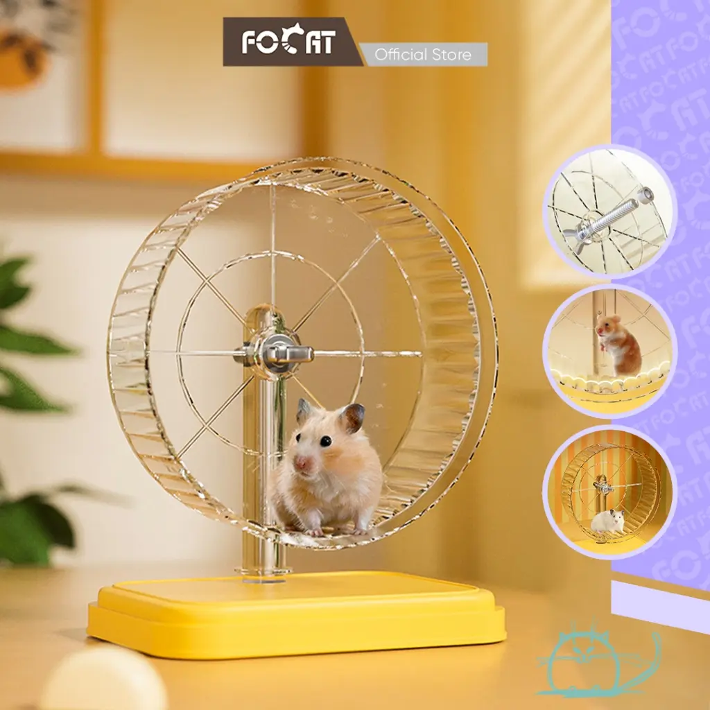 FOCAT Kincir Hamster / Hamster Wheel F12-F20 Jogging Running Wheel Hamster/Mainan Aksesoris Hamster