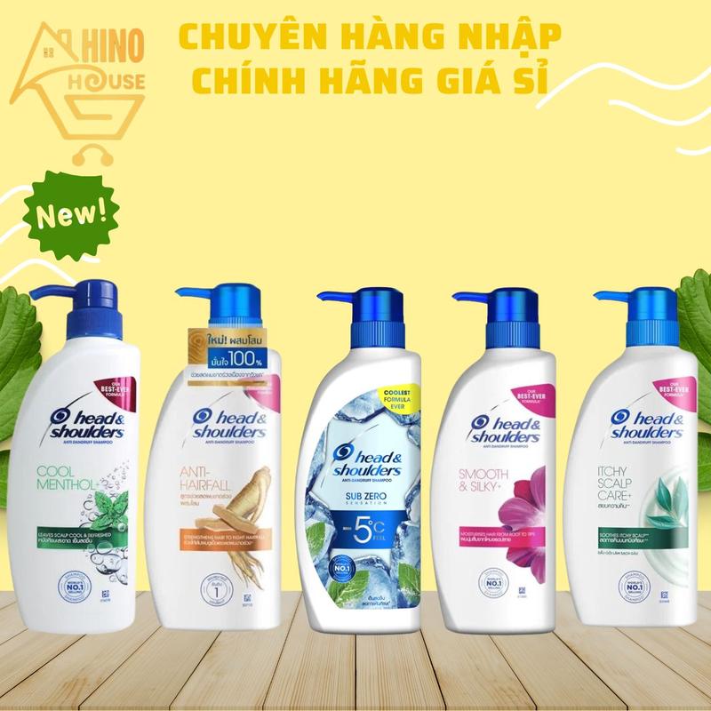 Dầu Gội Head & Shoulders 370ml Thái Lan Hỗ Trợ Da Đầu Bị Ngứa Và Gàu Nhiều Mùi Đa Dạng Lựa Chọn - Hinohouse