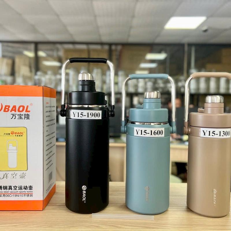 Bình Giữ Nhiệt Baol Y15 Chất Liệu Inox 304 Có Ống Hút Tiện Lợi Giữ Lạnh 20h [ Tặng Cọ Vệ Sinh Và Sticker ]