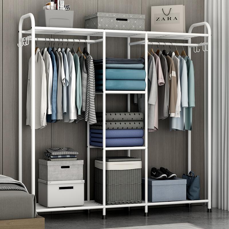 Wardrobe Home Bedroom Clothes Rack Open Simple Wardrobe Rental Room Modern Simple Large Capacity 0