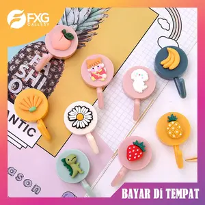 FXG - HOOK Dinding Karakter Gantungan Tempel Lucu Serbaguna Kunci Baju Tas HP AD01