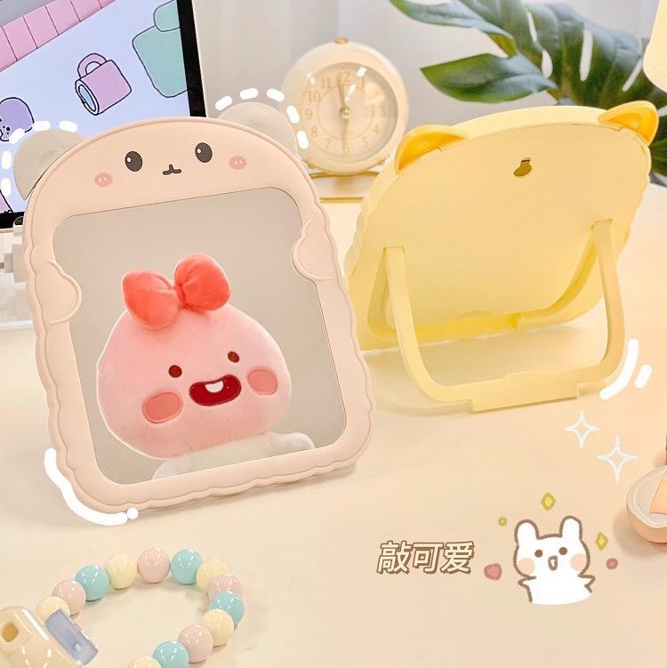 GƯƠNG ĐỂ BÀN TAI GẤU CUTE 0