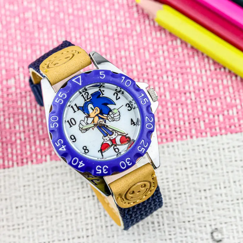 Jam Tangan Hadiah Kanak-kanak, Reka Bentuk Jarum Lampu Malam, Kanvas Klasik Kartun, Elektronik, Sesuai untuk Kanak-kanak Lelaki dan Perempuan Watches tubular  watch jam  tangan jam  tangan