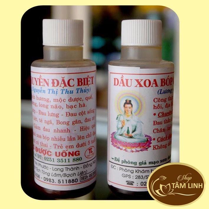 Dầu xoa bóp gia truyền Nguyễn Thị Thu Thủy _làm giảm đau nhức xương khớp. {{store}}