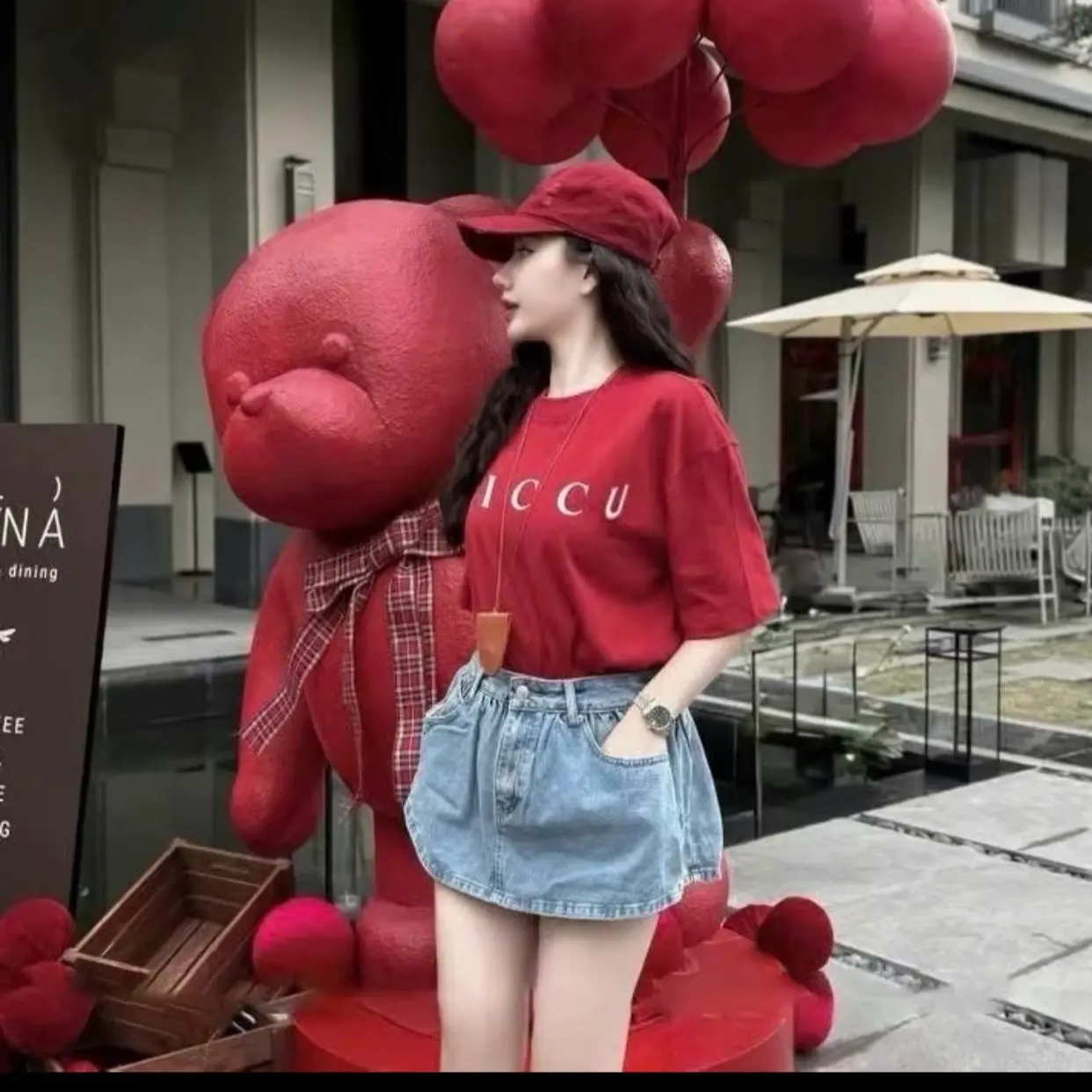 [ BST TẾT 2025 ] ÁO THUN 2 CHIỀU CHỮ BAGIC GCCUII Nữ Top