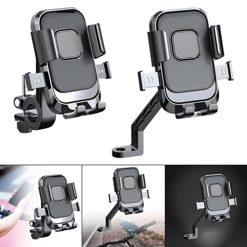 Generic Motorcycle Phone Mount Phone Stand Stable 360 Rotatable Bike Phone Holder for  Cycling Riders Motorcycle Scooter 2