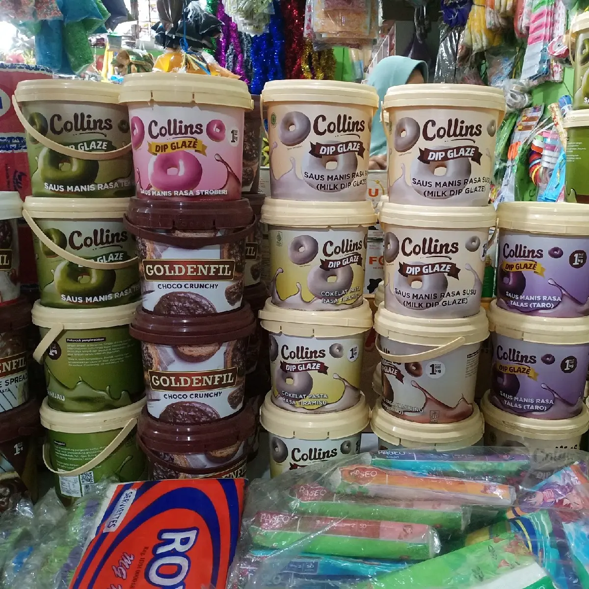 PEKANBARU RIAU - COLLINS GLAZE 1 KG SEMUA RASA PALING LARIS