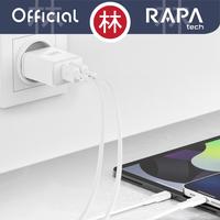 Gambar RAPAtech CH4095 POWER LITE I Dual Port 2.4A Charger + A to Micro Cable dari Liem Group Kota Administrasi Jakarta Barat 3 Tokopedia
