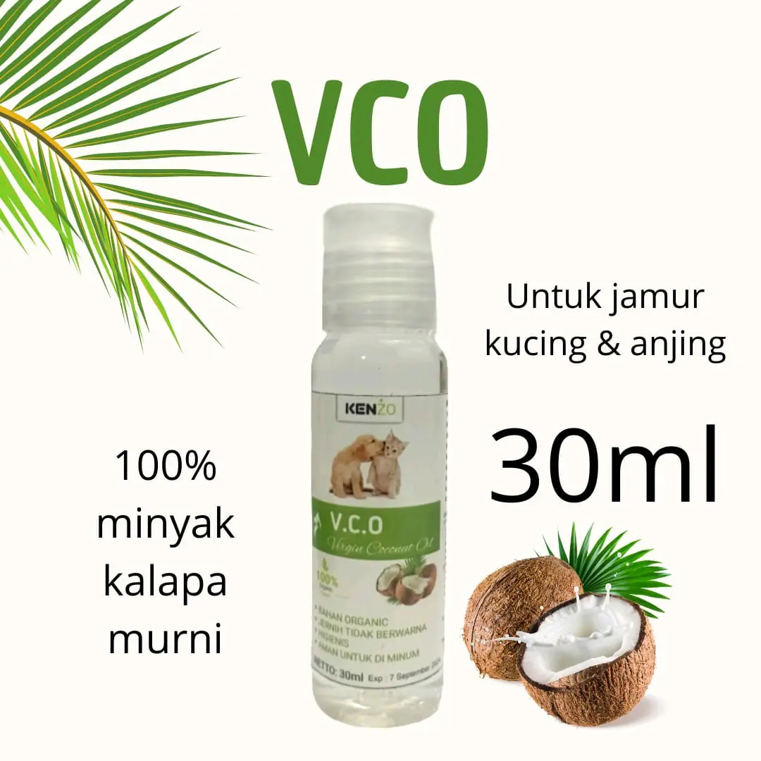 vco VCO virgin coconut oil 30ml kucing dan anjing