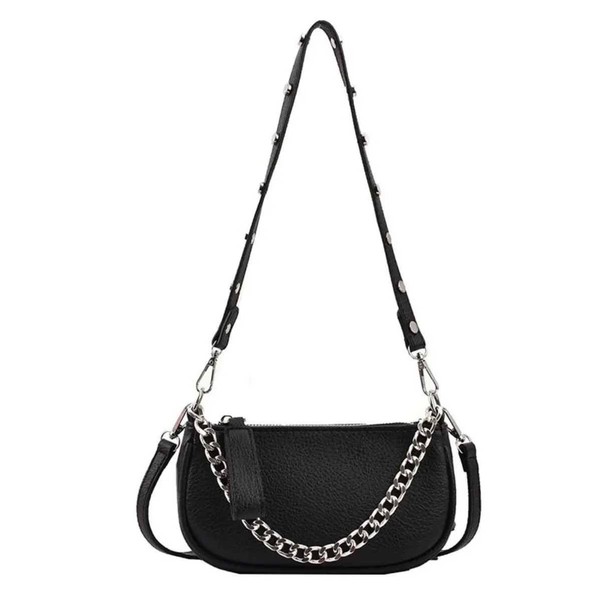 Túi Đeo Chéo Nữ Túi Kẹp Nách Da Sần 3 Dây Cá Tính V38 Bag Đeo Vai