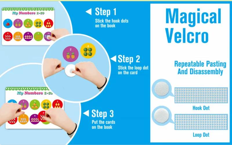 Product Introduction of Montessori Busy Book for Toddlers Preschool Learning Activities Kids Sensory Travel Toy Early Education Workbook Binder Gift Toy 6