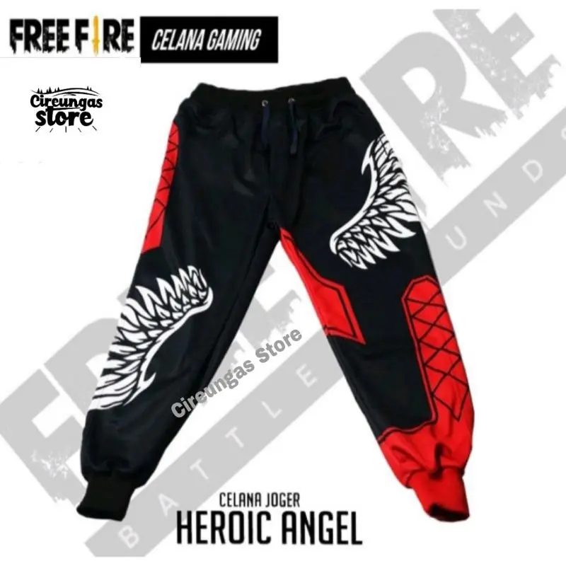 Celana Joger Enjel Qdr Gaming Free Fire Bnl Ff Anak Kekinian Celana Anak Ff Heroic Angel