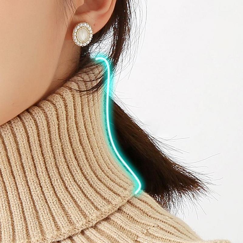 Cổ Áo Giả Dệt Kim, Ấm Áp Và Len, Dành Cho Nữ, Cổ Lọ, Có Thể Tháo Rời Và Dày Dặn, Chống Gió, Khăn Quàng Cổ Cổ, Thích Hợp Cho Mùa Đông 7