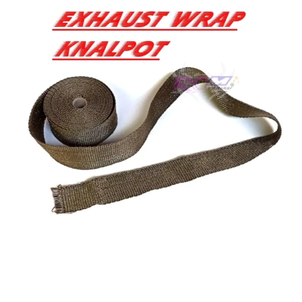 Exhaust wrap knalpot pelindung panas motor mobil kualitas import