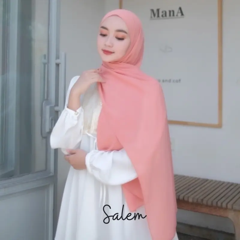[COD] Pashmina Ceruty Babydoll 40 Warna | Hijab Jilbab Pasmina Muslim Wanita Kerudung 6
