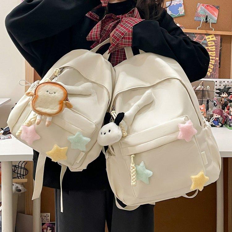 Thương Balo nữ đi học  2025 - Thiết Kế Nhẹ Nhàng, Phong Cách Hàn Quốc (quà tặng móc treo)