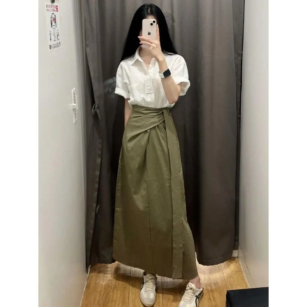 2025 Cha Li Cha Qi Top Commuter Vietnam Niche Dress Two-piece Set Advanced Salt Royal Sister Temperament